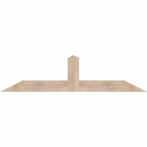 Ekena Millwork Portland Smooth Timber Gable Bracket, Douglas Fir, 72"W x 18"H x 3 1/2"D x 5 1/2"F, 6/12 Pitch GBW072X18X0406POR00SDF - main